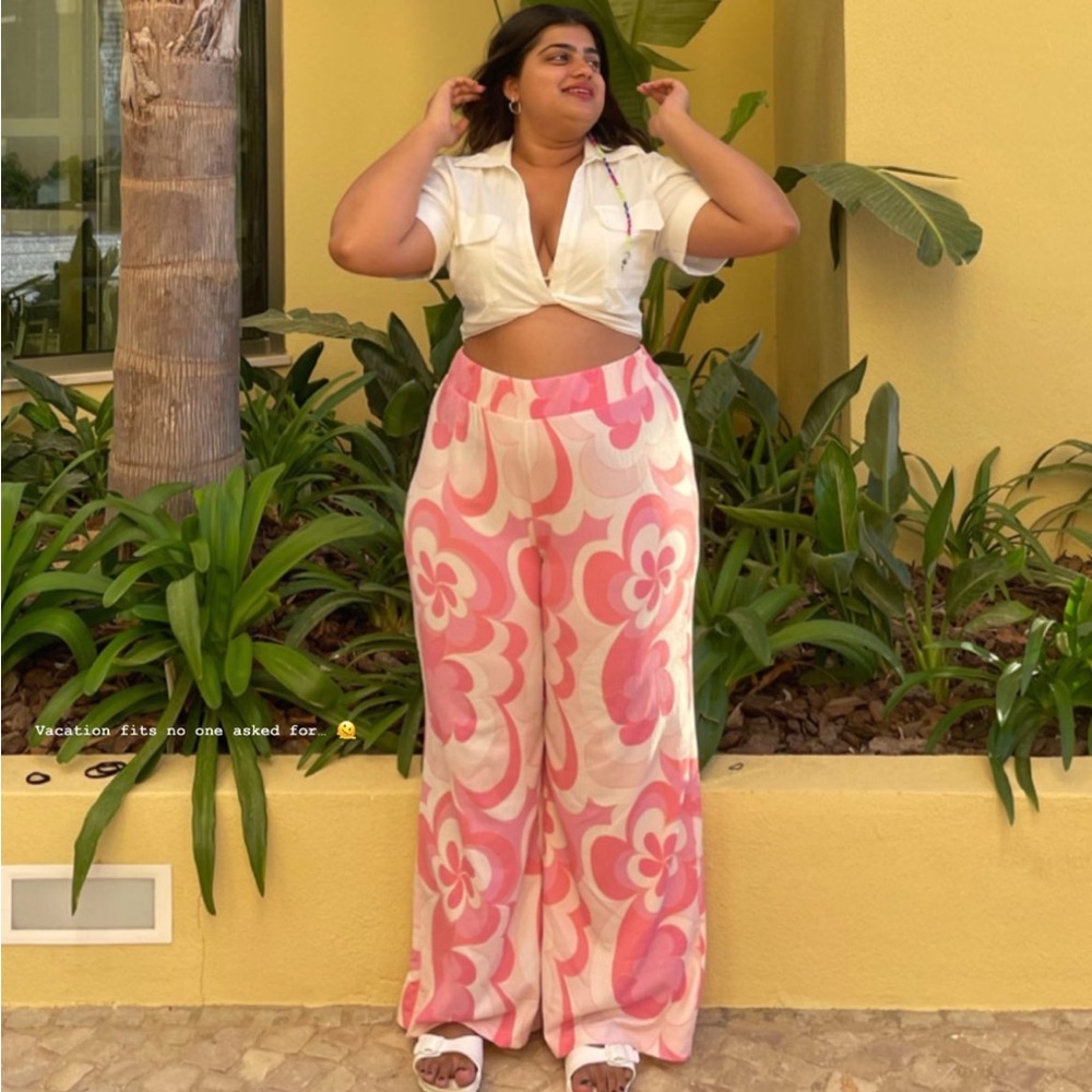 Printed funky pants